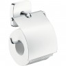 Держатель туалетной бумаги с крышкой HANSGROHE PURAVIDA 41508000