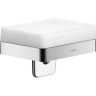 Дозатор для жидкого мыла с полочкой HANSGROHE AXOR UNIVERSAL ACCESSORIES 42819000