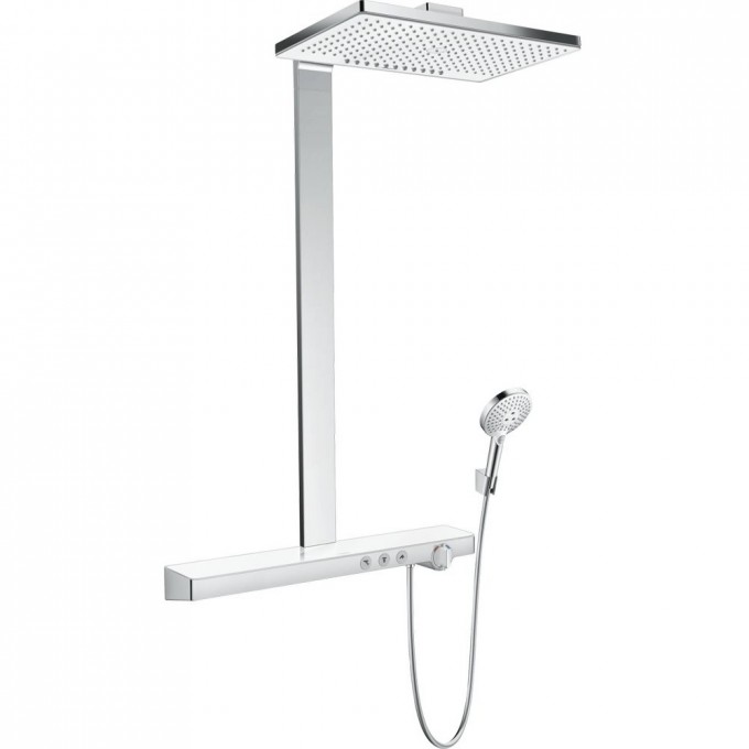 Душевая система HANSGROHE RAINMAKER SELECT SHOWERPIPE 460 2JET с термостатом 27109400