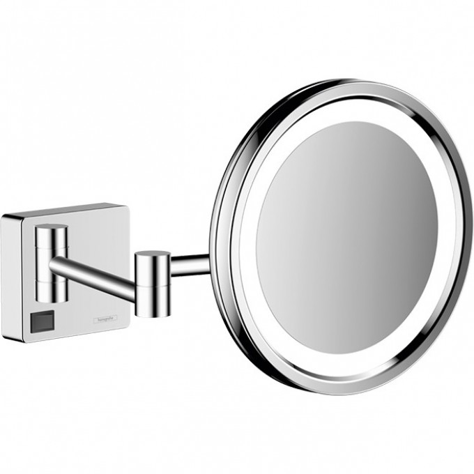 Косметическое зеркало HANSGROHE AddStoris Ø160 мм, с LED подсветкой 41790000