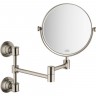 Косметическое зеркало настенное поворотное HANSGROHE AXOR MONTREUX Золото 42090250