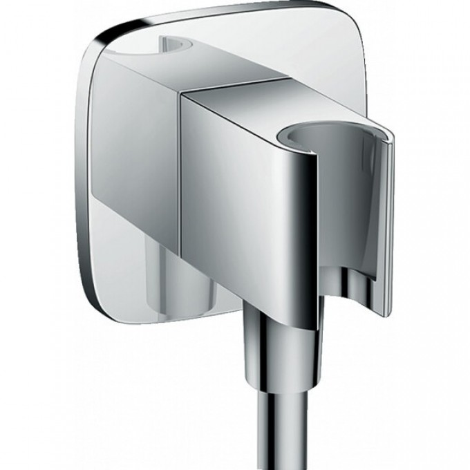 Шланговое подсоединение HANSGROHE FIXFIT PORTER E с держателем для душа 26485000, хром 26889000